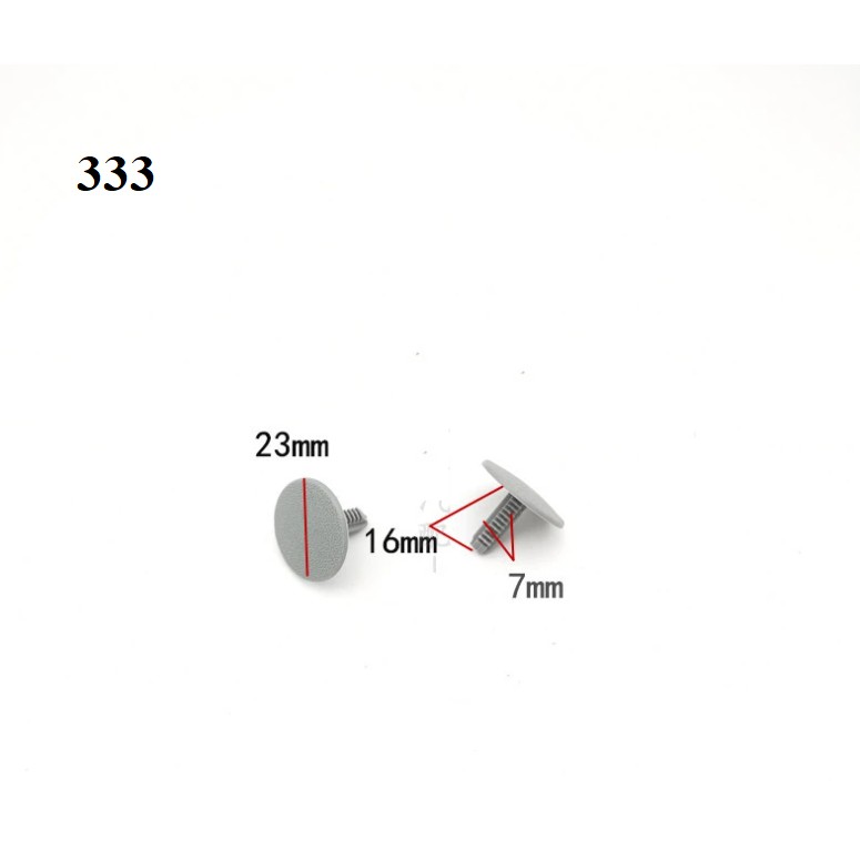 10 cái Vít nở nhựa (Kiều 332-333)