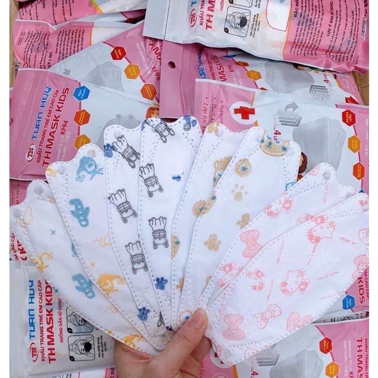 KHẨU TRANG KF94 CHO BÉ 0-7 tuổi gói 10c | BigBuy360 - bigbuy360.vn