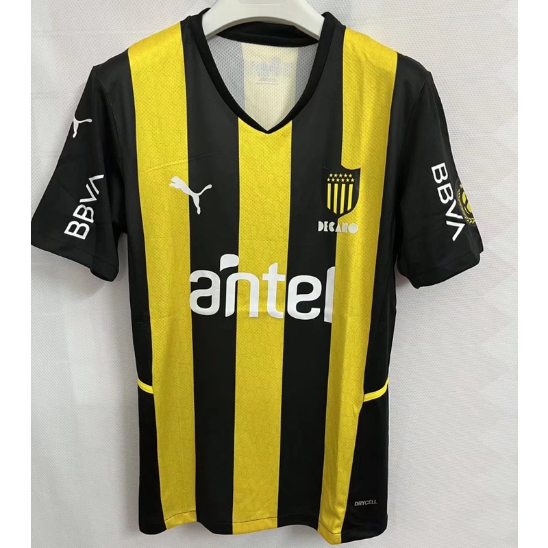 Áo Thun Bóng Đá Ngắn Tay Màu Vàng Đen Size S-XXL 22-23