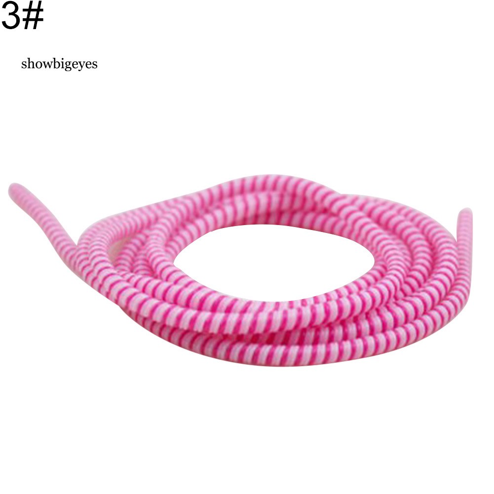 Vỏ Bảo Vệ Dây Cáp Sạc USB Xoắn Ốc Dài 1.4m