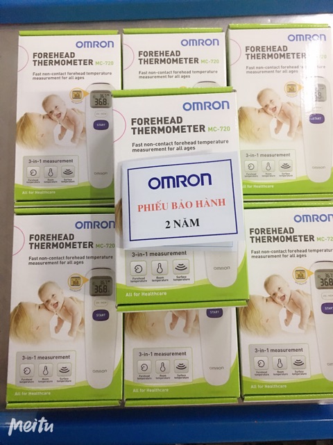 Nhiệt kế điện tử đo trán MC-720 Omron