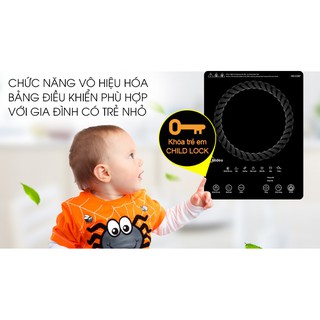 Bếp hồng ngoại Midea MIR-T2015DC 1800W