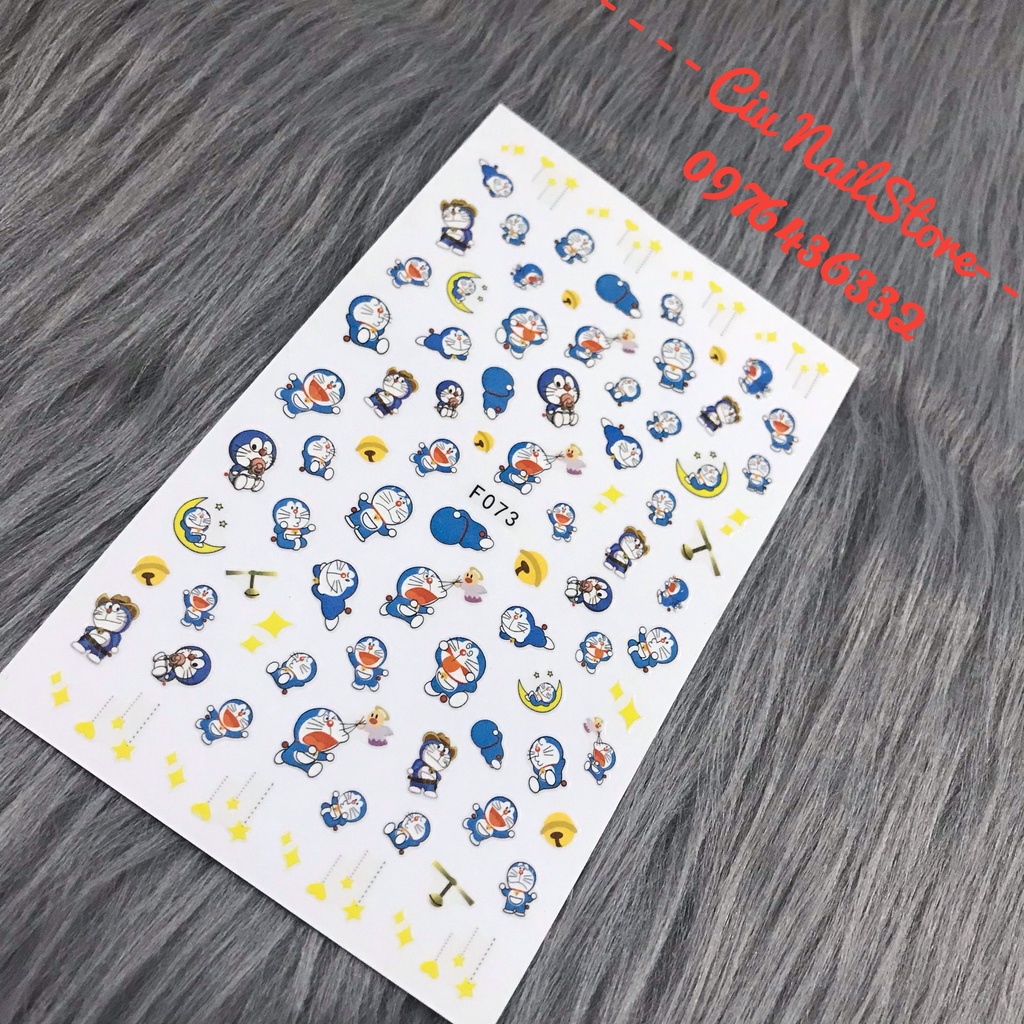 STICKER DÁN MÓNG HÌNH DORAEMON