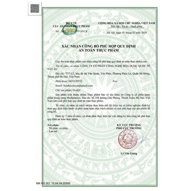 OvaQ1 giải pháp giảm vô sinh ở nữ giới - Tăng khả năng thụ thai hộp 30 Viên