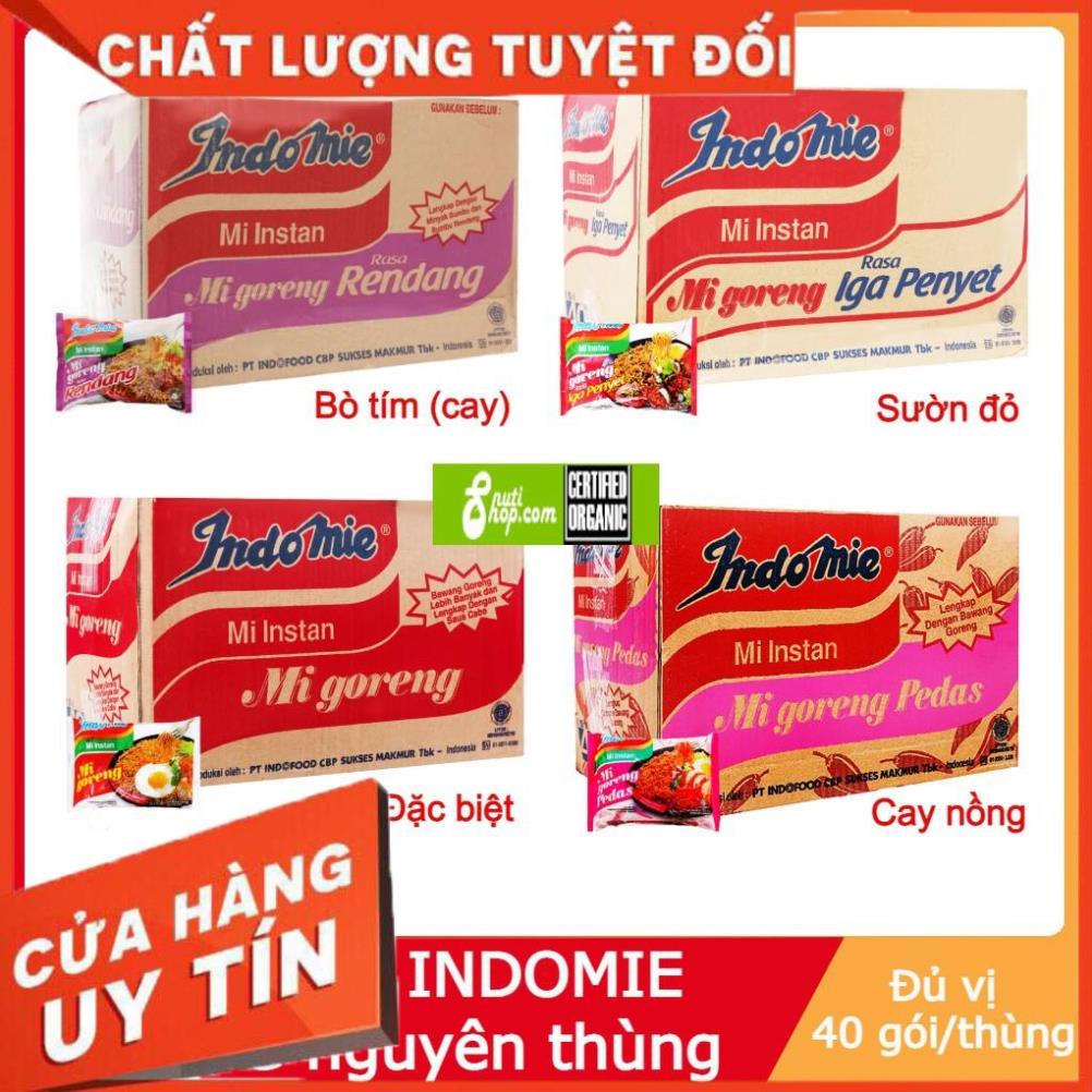 Mì xào khô Goreng Indomie thương hiệu Indofoods ngon số 1 thế giới 1 thùng