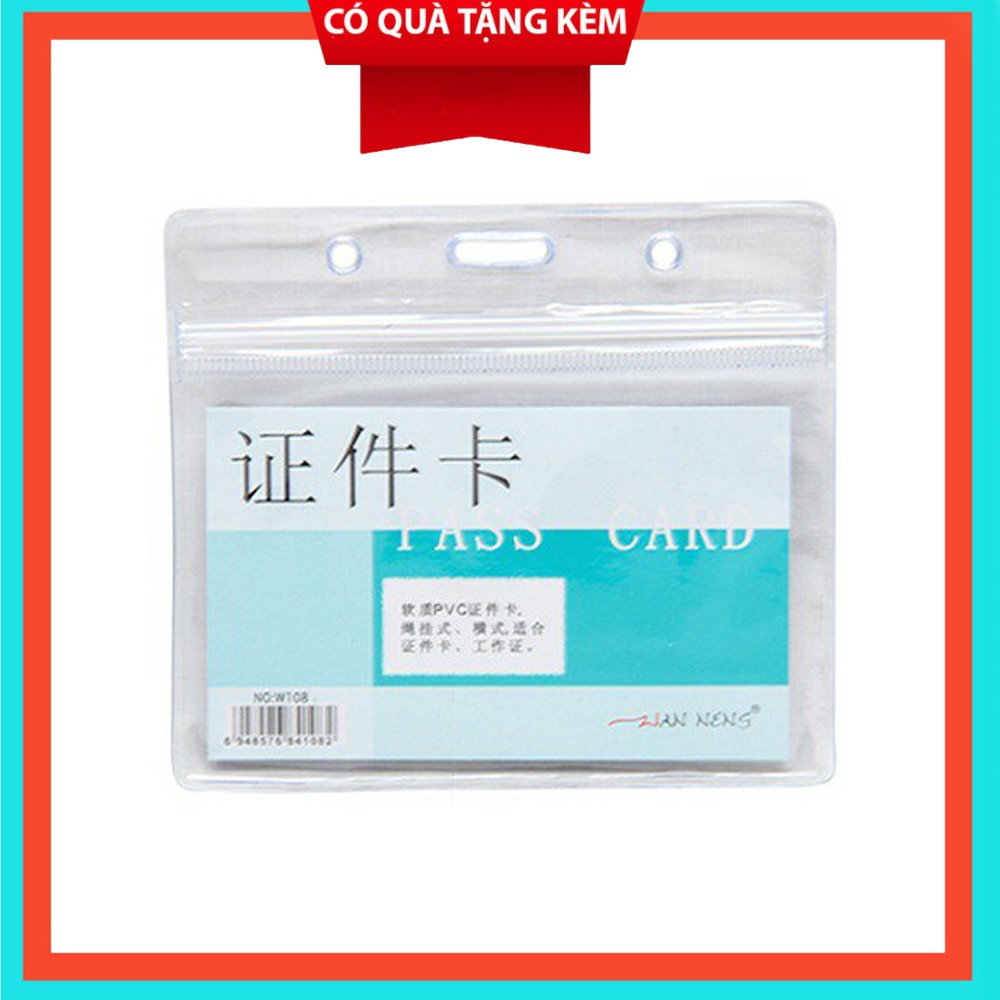 Bảng tên nhựa dẻo zipper ngang No.108