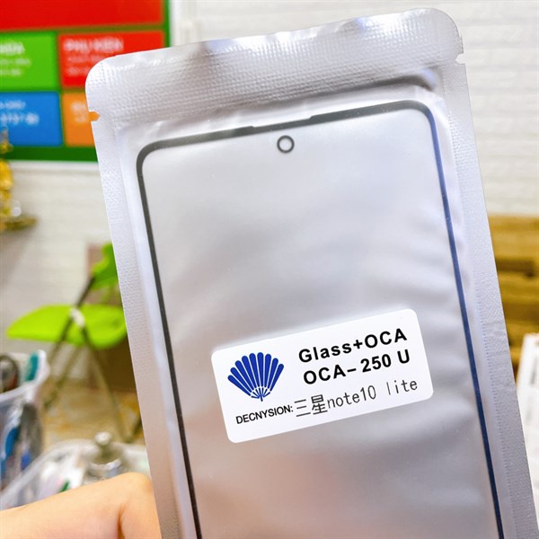 Kính ép OCA Samsung Note 10 Lite