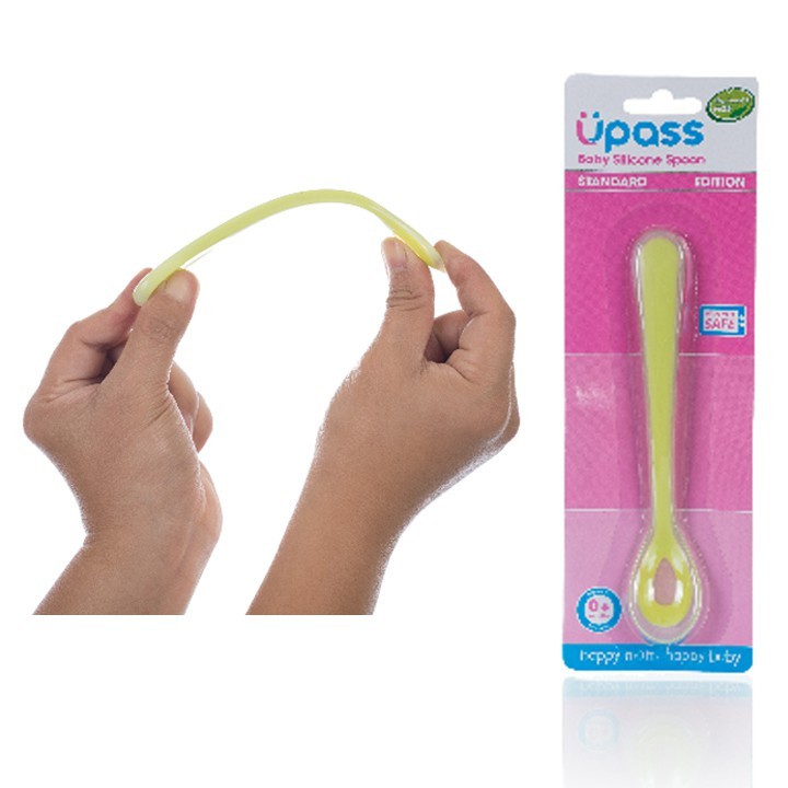 [CHUBBYSHOP] Thìa ăn dặm silicone cho bé Upass Thái Lan