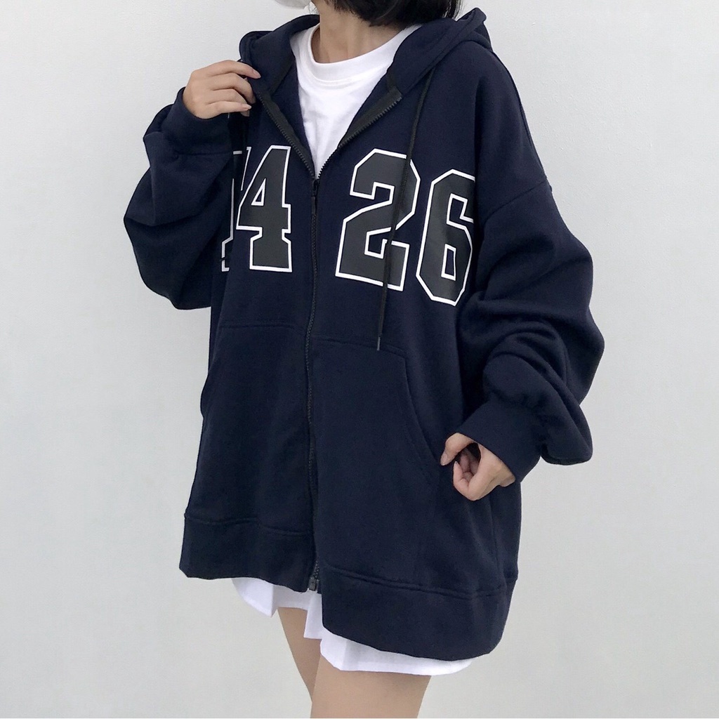 Áo Hoodie Khoá F426 Form Rộng Cotton CAO CẤP Nam Nữ Áo Khoác Nỉ Bông Hoodie Ulzzang Unisex Oversize Leevin Store