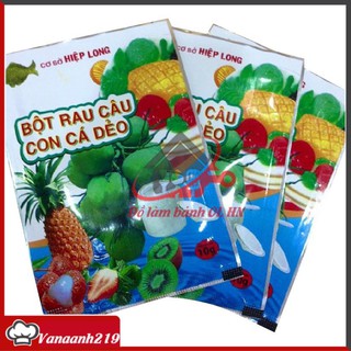 Bột Thạch Rau Câu Cá Dẻo Hiệp Long 1 gói 10g (MS 295)