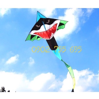 [MUA 1 TẶNG 2] Diều cá mập, hàn cá mập + TẶNG tay cầm thả diều 150 mét + túi vải đựng diều