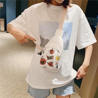 Túi đeo chéo vải thô bố siêu xịn