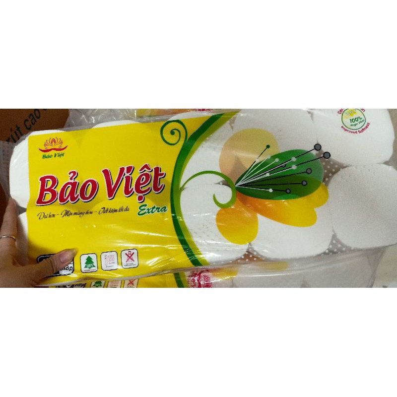 Giấy vệ sinh cao cấp Bảo Việt lốc 10 cuộn