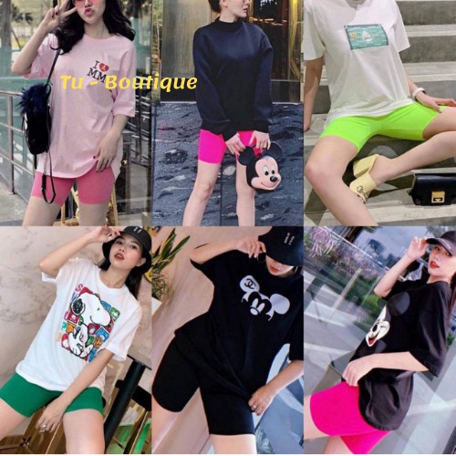 Quần đùi nữ ngố lửng legging, Quần legging nữ thun lưng cao nhiều màu ( K01 ) | BigBuy360 - bigbuy360.vn