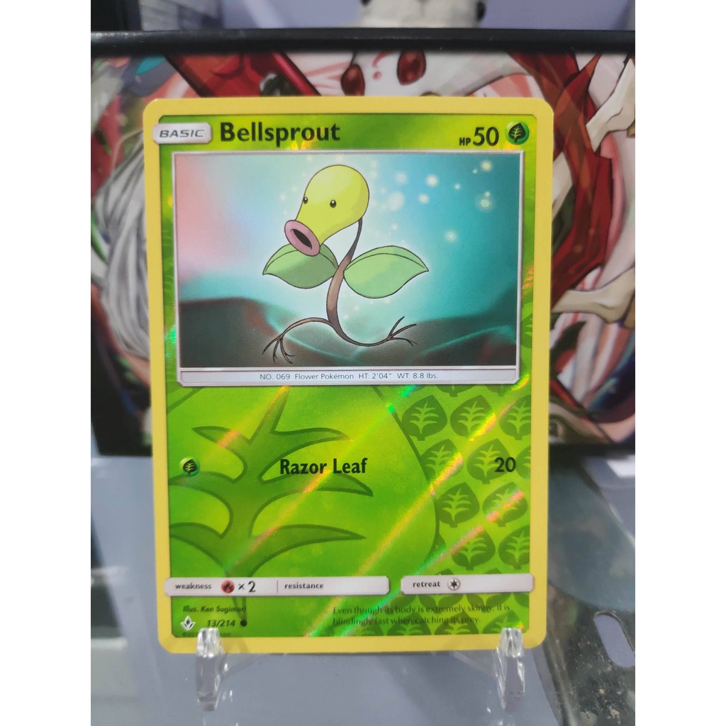 [ Dưa Hấu Yugioh ] Lá bài thẻ bài Pokemon Bellsprout