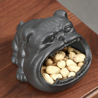 Gạt tàn thuốc chó big pug, Hà Mã chất liệu sứ siêu bền