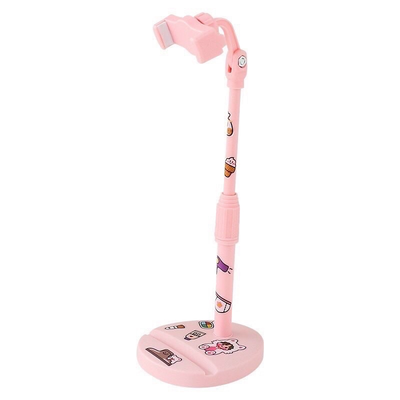 Giá Đỡ Điện Thoại Để Bàn KÈM STICKER DÁN -5 Màu- Tiện Dụng
