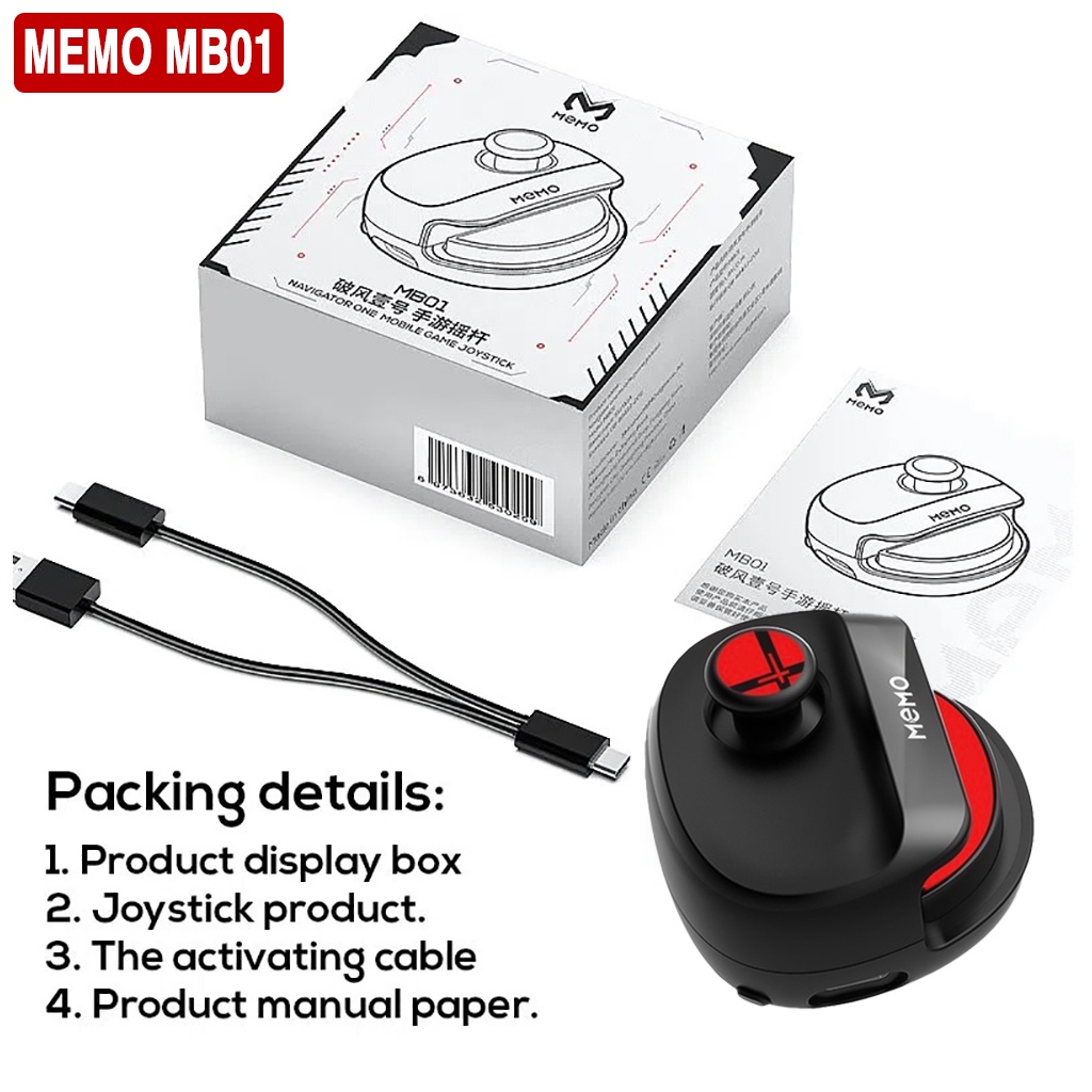 Tay cầm chơi game Joystick MEMO MB01 chơi game kết nối bluetooth,gamepad cho điện thoại chơi game liên quân,pubg -DC4883