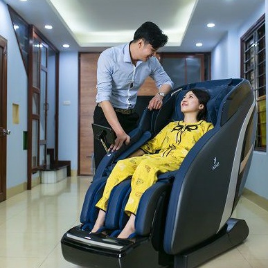 Ghế Massage Toàn Thân Cao Cấp 4D AZAKI X750 - Bảo hành Chính hãng