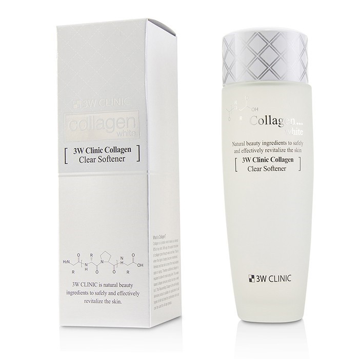 Nước hoa hồng dưỡng trắng, tái tạo da 3W Clinic Collagen White Clear Softener 150ml - Miss Xinh