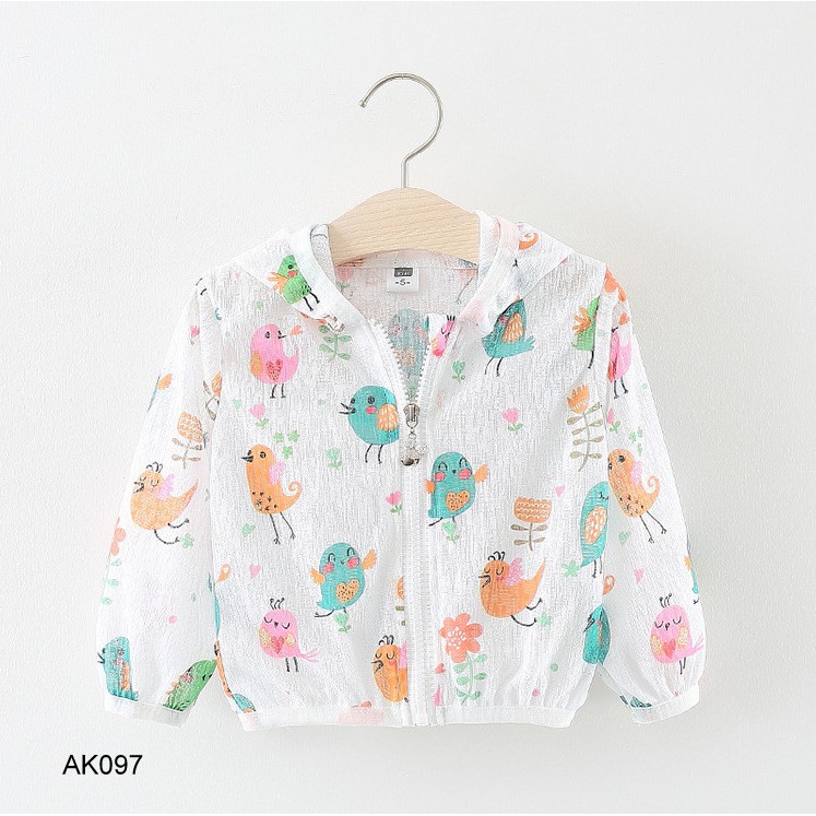 Áo khoác lụa mỏng cho bé gái AK097