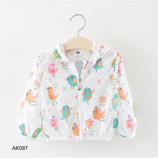 Áo khoác lụa mỏng cho bé gái AK097