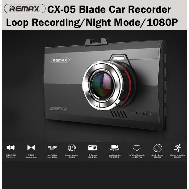 Camera Hành Trình Xe Ô tô Remax Blade CX05 (Đen)