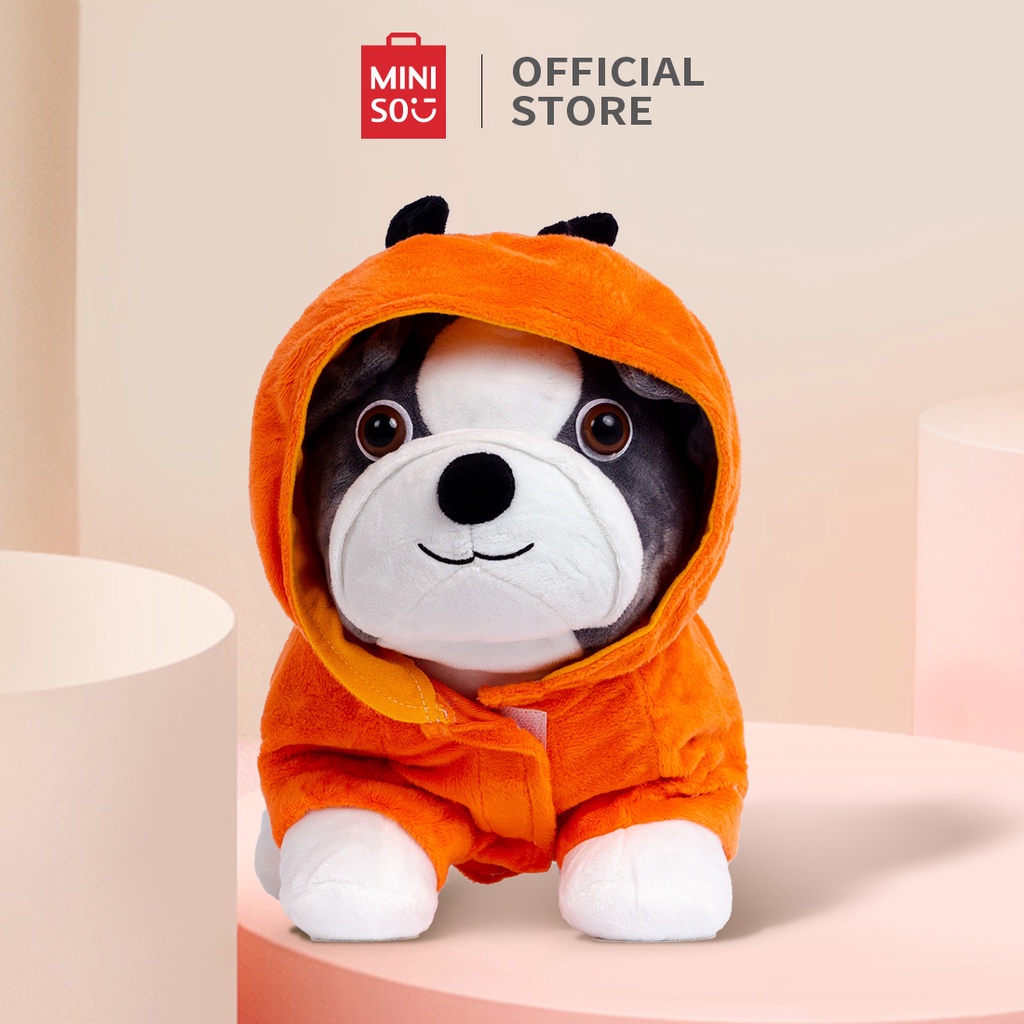 Đồ chơi Con chó cam Thú nhồi bông Miniso