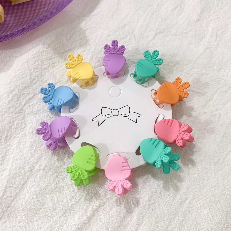 Kẹp Tóc Hình Vương Miện Mini Nhiều Màu Sắc Dễ Thương Cho Bé Gái