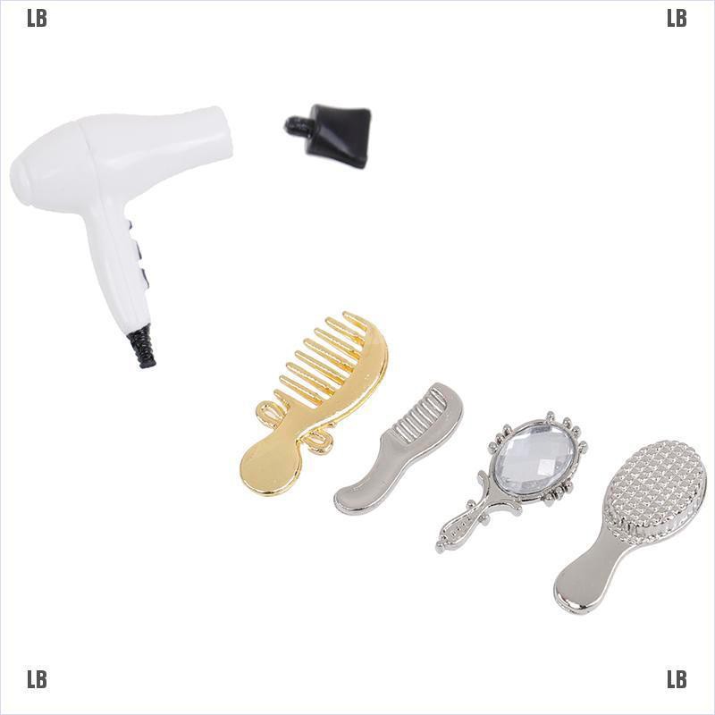 Bộ 5 Dụng Cụ Làm Tóc Cho Nhà Búp Bê Tỉ Lệ 1: 12