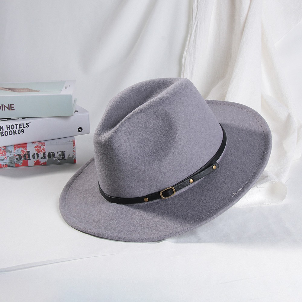 PANAMA (Hàng Mới Về) Mũ Cao Bồi Thời Trang Nam Nữ Phong Cách Cổ Điển