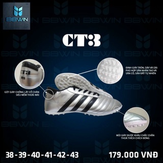 Giày bóng đá phủi 3 sọc ct3