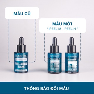 Mẫu mới serum trị mụn peel detox blanc