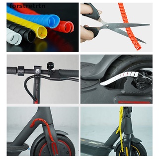 【forstretrtn】 E-bike Cable Winder Protector Line Organizer Cable Wire Protection Pipe Wrap .