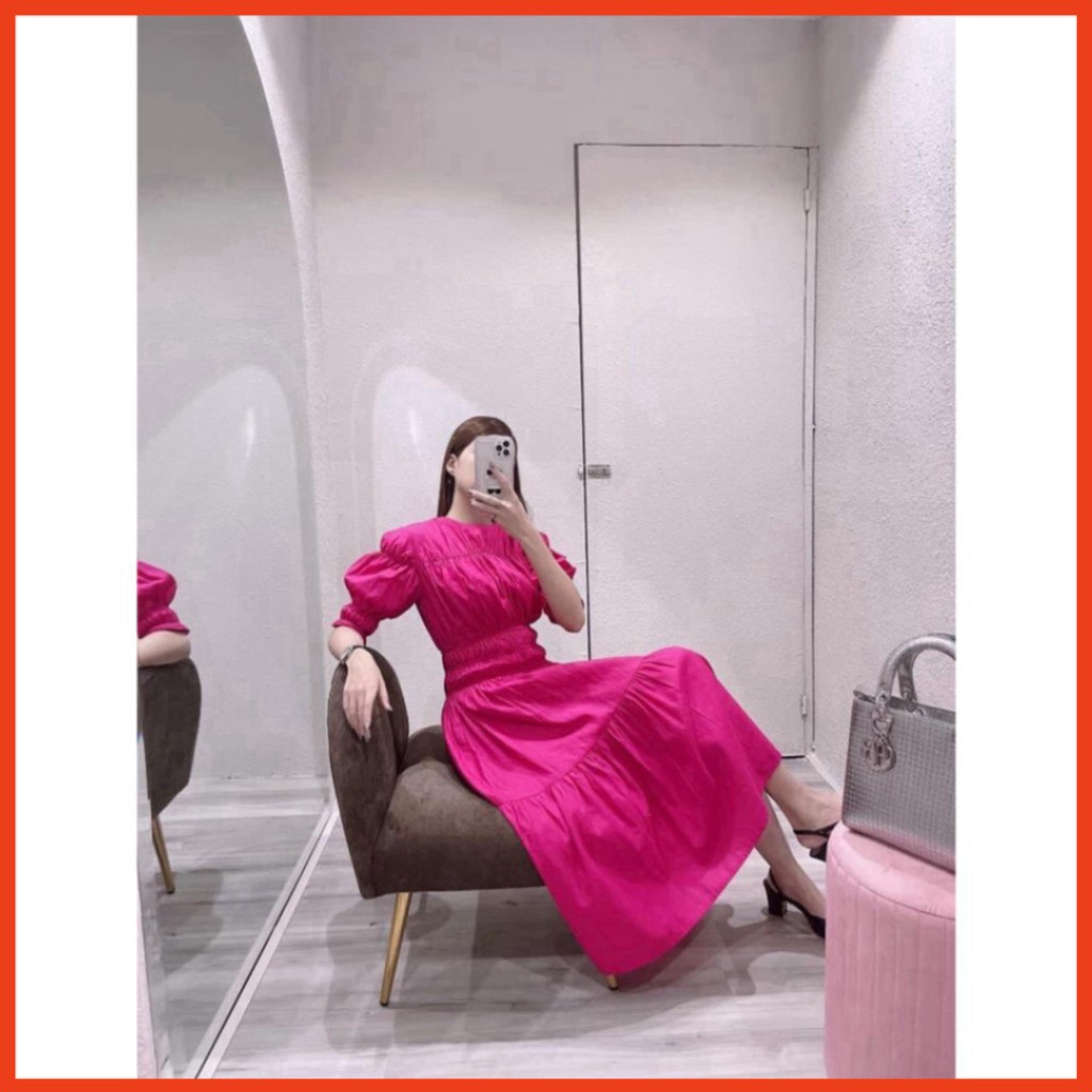 Sale rẻ VÁY MAXI THÔ TẦNG CHẠY CHUN - ĐẦM SUÔNG 2S CỰC XỊN CHO CÁC NÀNG ẢNH THẬT KÈM FEEDBAC