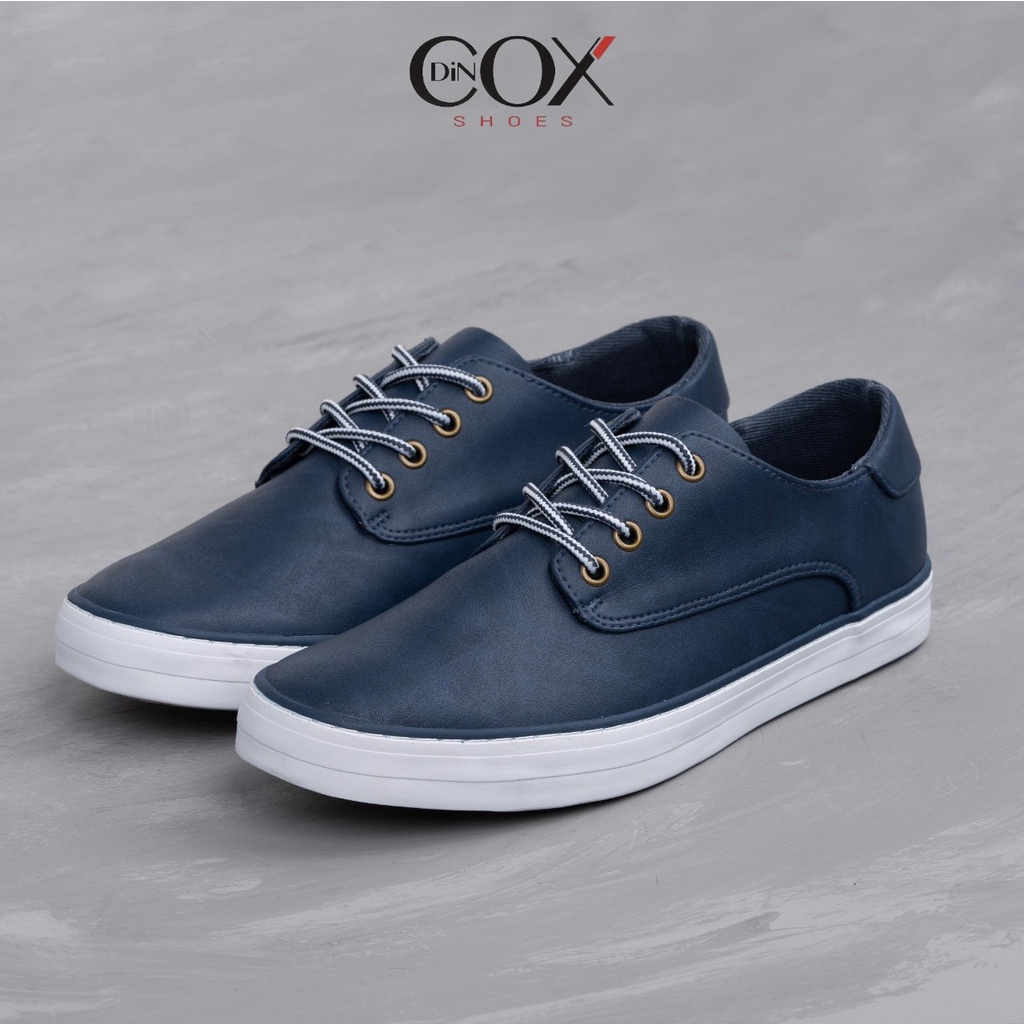 Giày Da Sneaker Nam Chính Hãng DINCOX- E11 NAVY Phong Cách Tây Lịch Lãm