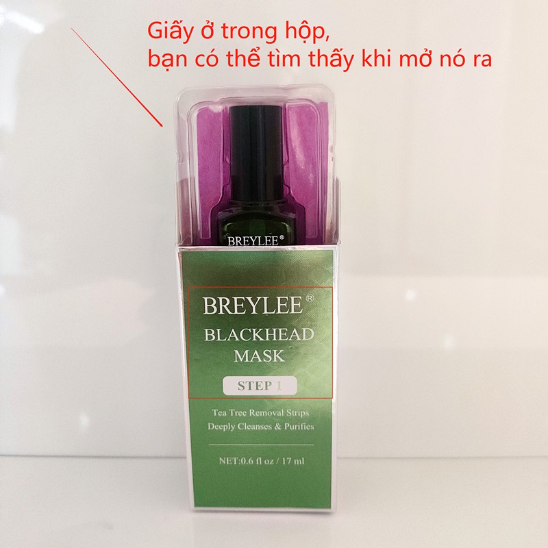 Bộ Mặt Nạ Và Serum Breylee Loại Bỏ Pimples Đầu Đen Và Se Khít Lỗ Chân Lông Hiệu Quả 17ml (Có Bán Lẻ)