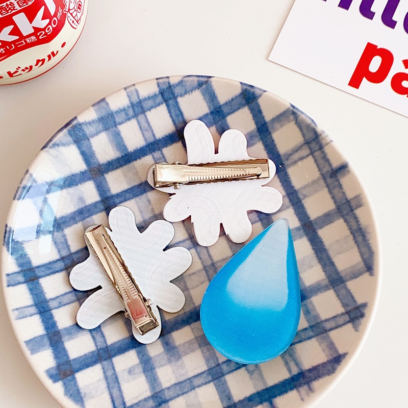Kẹp tóc hình biểu tượng cảm xúc dễ thương cho bé gái