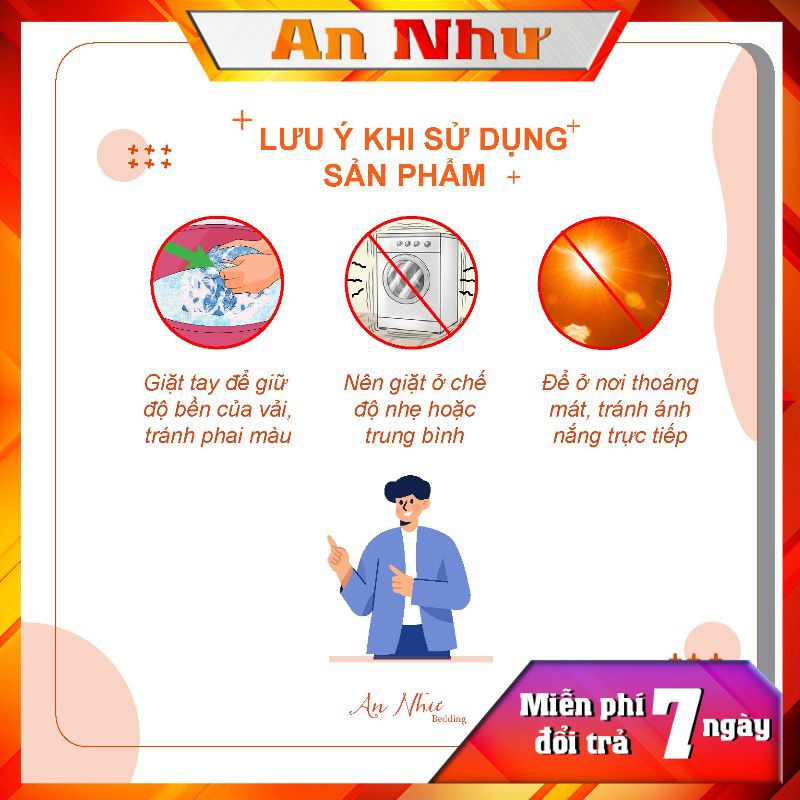 Bộ chăn ga gối An Như vỏ chăn ga gối cotton poly, drap giường 4 món poly nhập kẻ