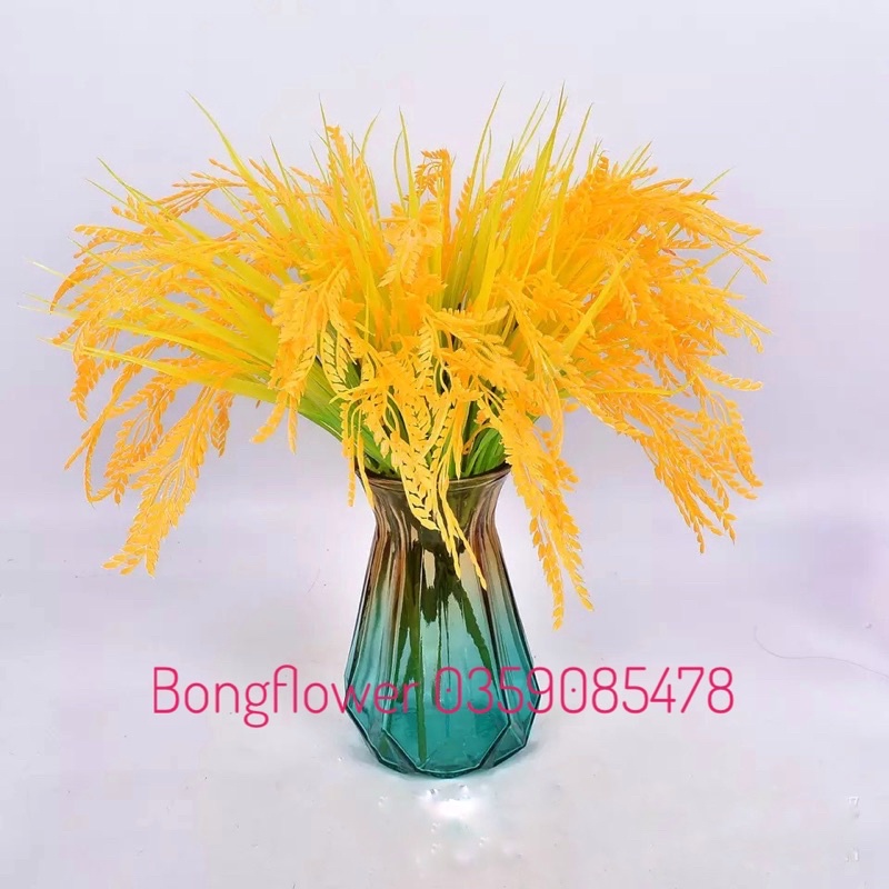 Bông lúa thóc vàng 5 nhánh 43cm