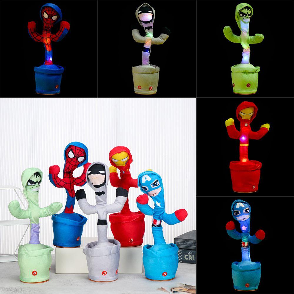 SUSANS Đồ Chơi Nhồi Bông Hình Người Nhện / Người Sắt Nhảy Múa Dễ Thương Cho