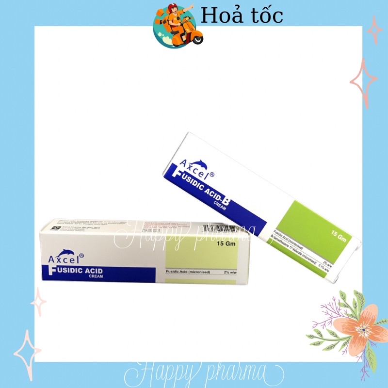 Kem bôi ngoài da Fusidic Acid 15g
