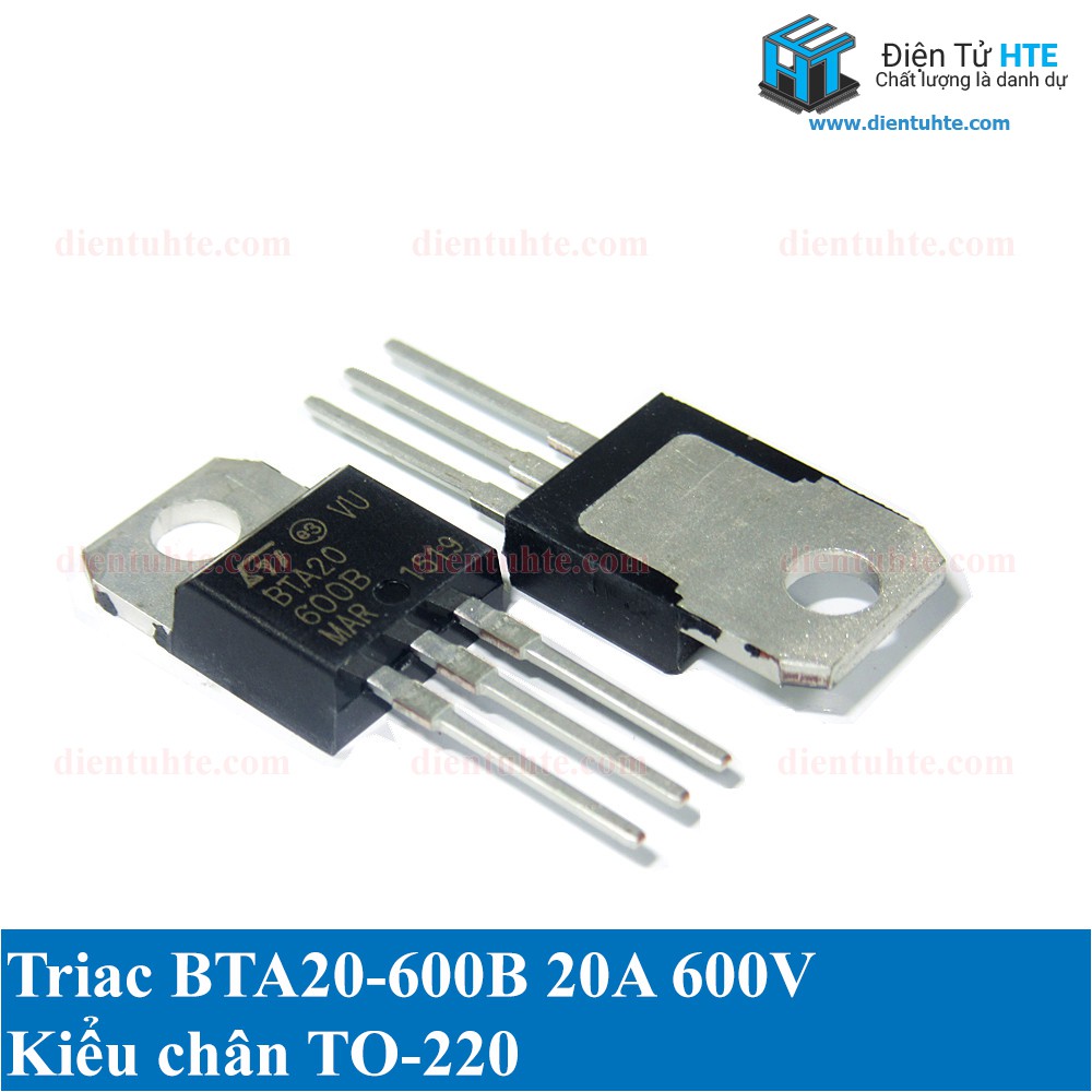 Bộ 3 Triac BTA20-600B 20A 600V chính hãng loại tốt