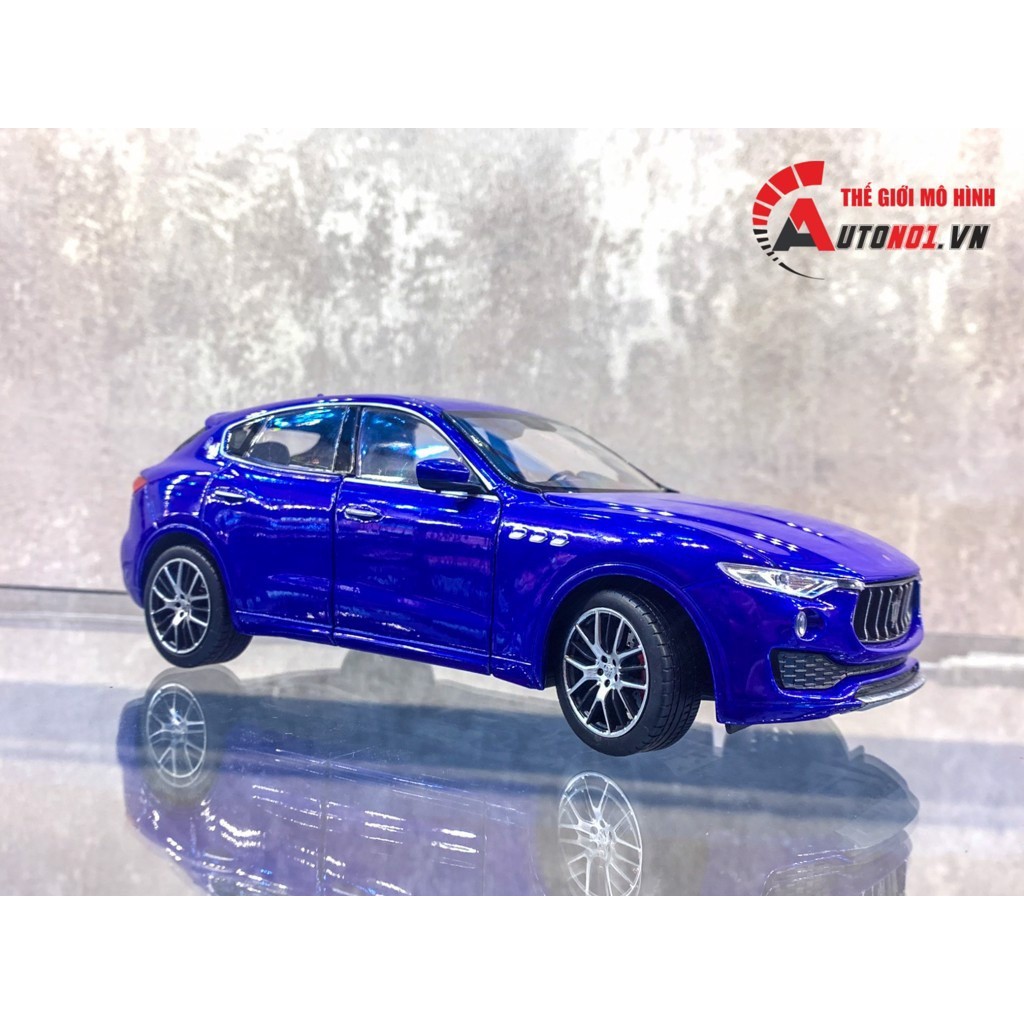 MÔ HÌNH XE MASERATI LEVANTE BLUE 1:24 WELLY 7466