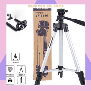 [Rẻ Vô Địch] Giá đỡ điện thoại Tripod 3 chân chụp ảnh, livestream cực tốt tương thích nhiều dòng máy, có kẹp điện thoại