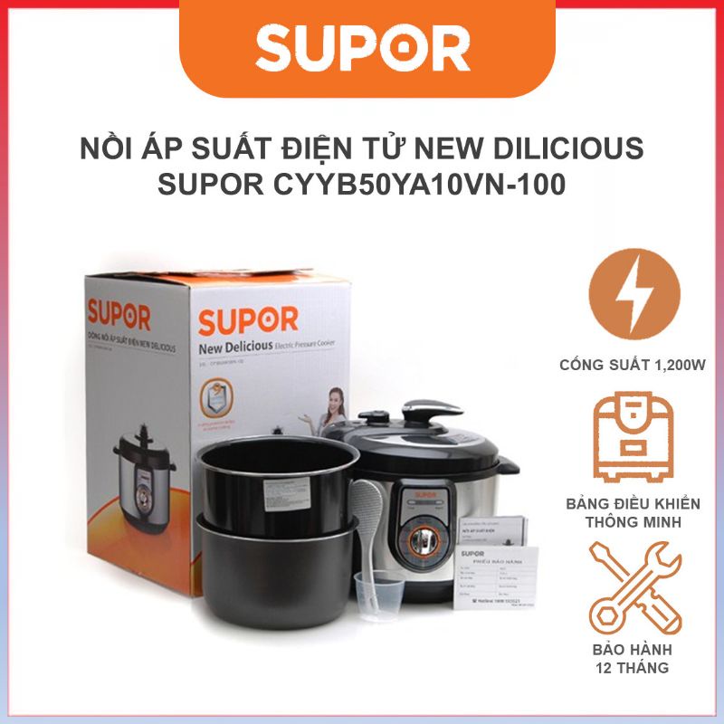 Nồi áp suất điện Supor 50CYB50YA10VN-100