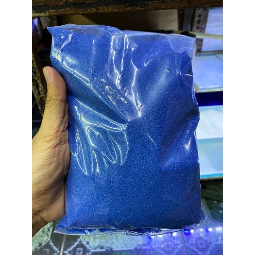 1KG CÁT THẠCH ANH XANH TRANG TRÍ HỒ CÁ NON BỘ THỦY SINH THÁC CÁT