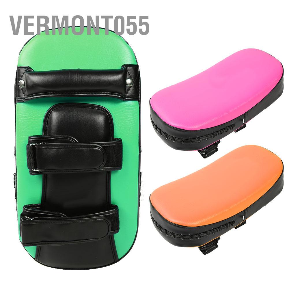 Vermont055 Thicken Kick Boxing Punching Mitts Pads Strike Curved Training Focus Target Muay Thai