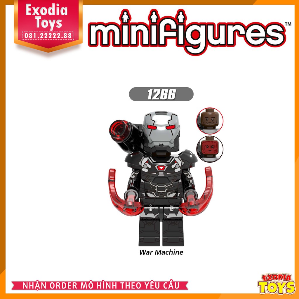 Xếp hình Minifigure Marvel Biệt đội siêu anh hùng Avengers Endgame - Đồ Chơi Lắp Ghép Sáng Tạo - X0258