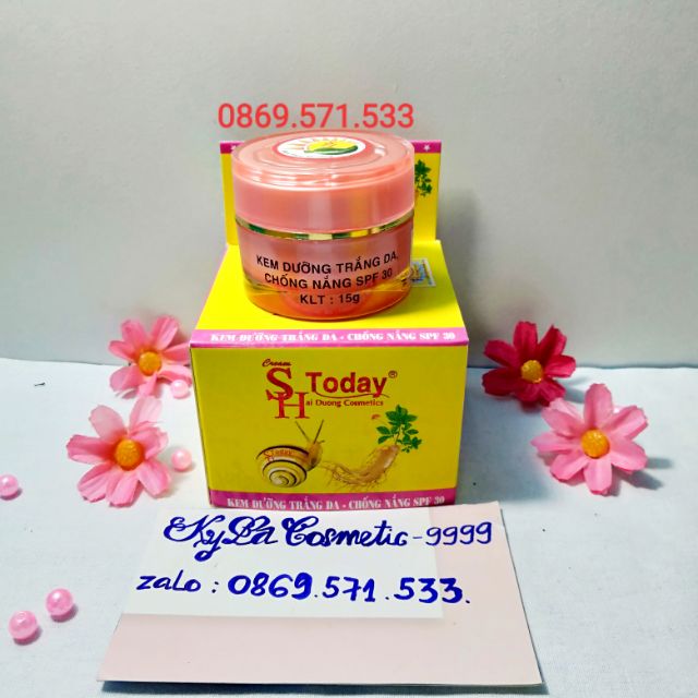 Kem dưỡng trắng da chống nắng SH Today 15g